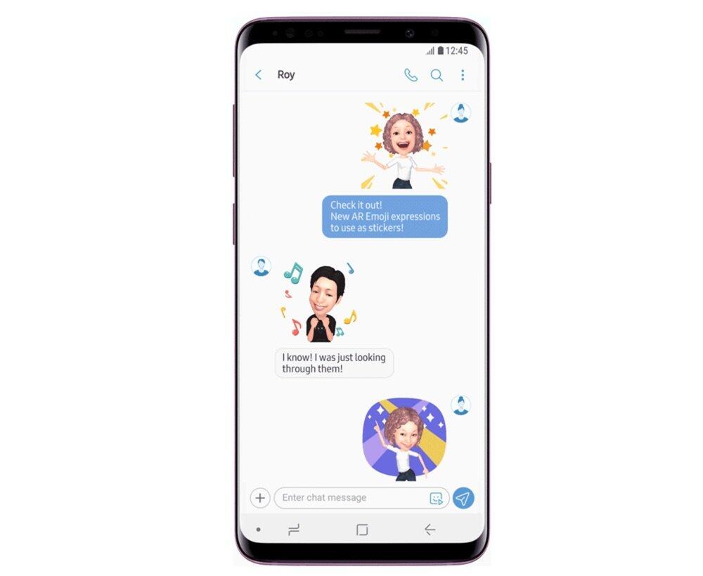Samsung Galaxy S9 18 Neue AR Emoji Sticker