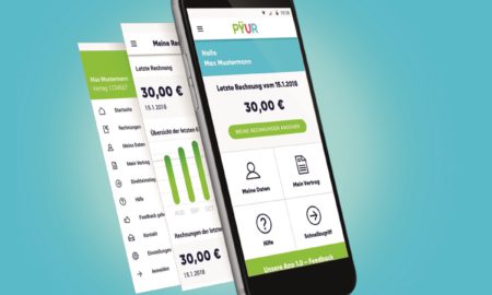 Mein Pyur App Blue