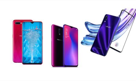 Oppo R17 F9 Vivo X23 Oneplus 6t