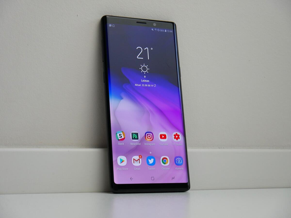 Samsung Galaxy Note 9 Front Header