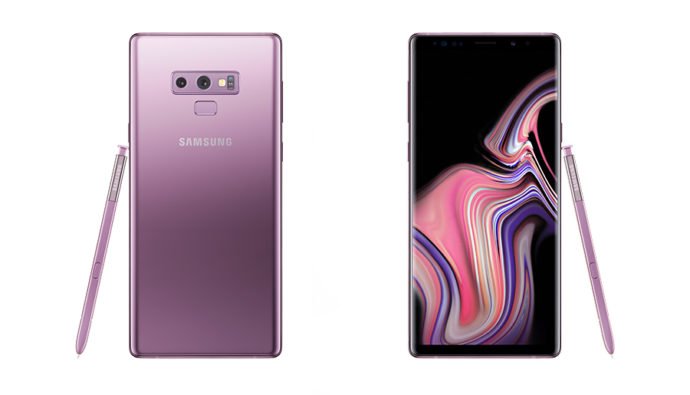 Samsung Galaxy Note 9 Lila