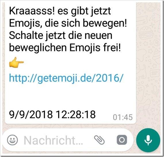 Whatsapp Bewegliche Emoji