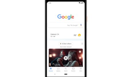 Google Suche Discover Header