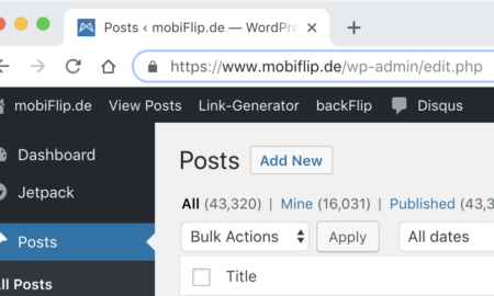 Mobiflip Wordpress