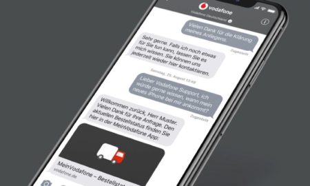 Vodafone Apple Business Chat