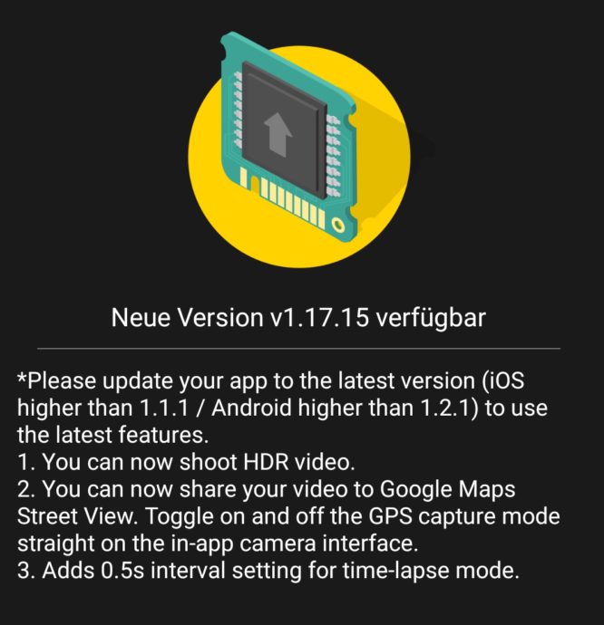 Insta360 One X Firmware