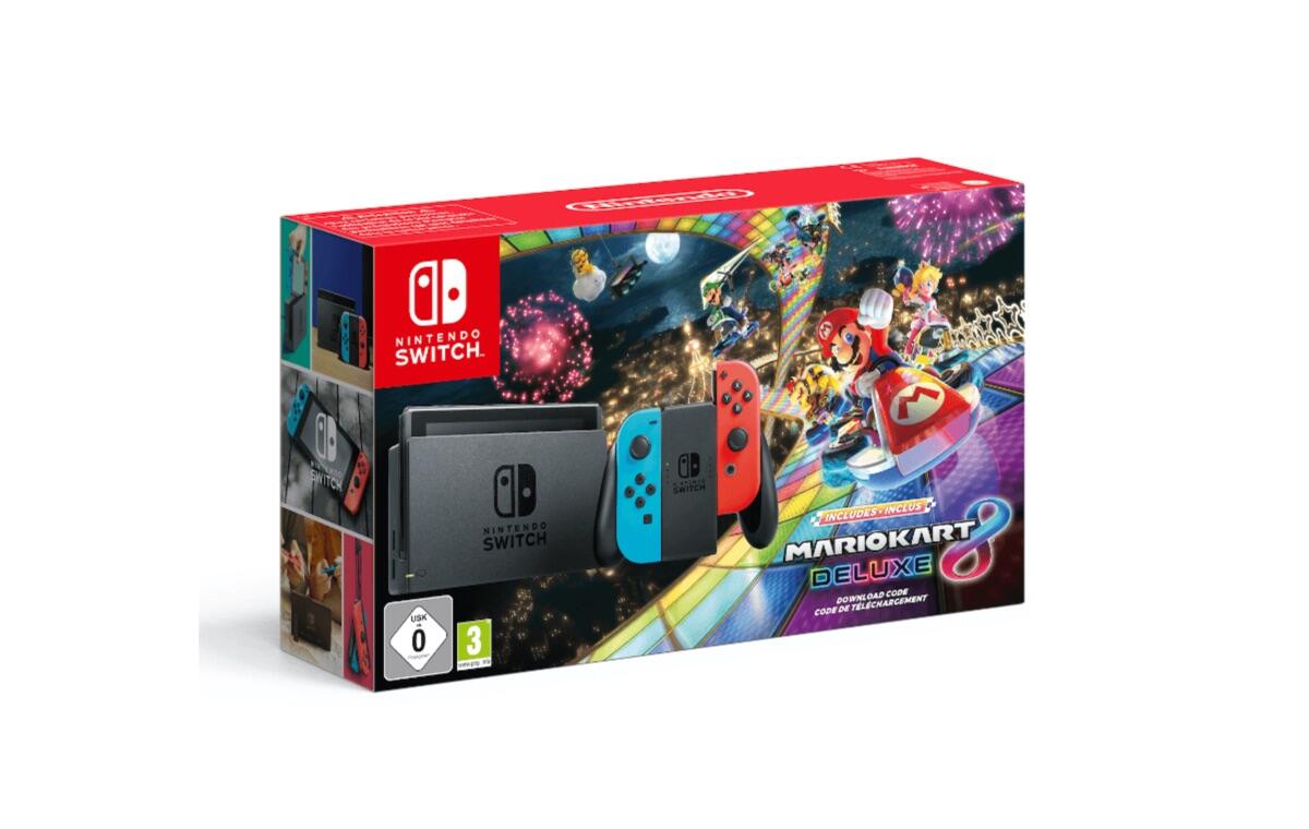Nintendo Switch Mit Mario Kart 8 Deluxe Preisvergleich Nintendo Switch inklusive Mario Kart 8 Deluxe für nur 299 Euro