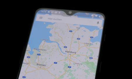 Google Maps Android Dunkel Header