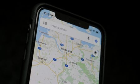 Google Maps Header