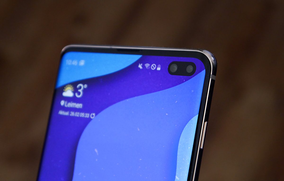 Samsung Galaxy S10 Loch