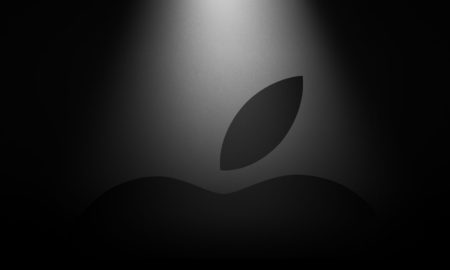 Apple Logo Dark Header