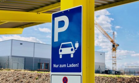 Elektro Auto Parken Laden Strom