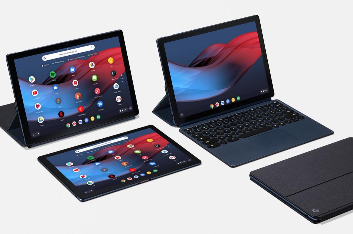 Google Pixel Slate Tablet Laptop Header