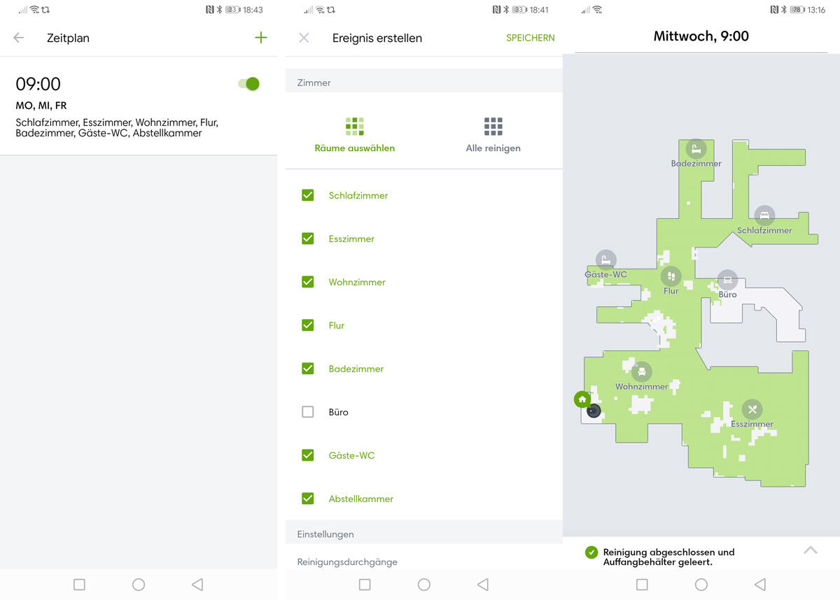 Bild › Irobot Roomba Zeitplanung Inkl. Smart Map
