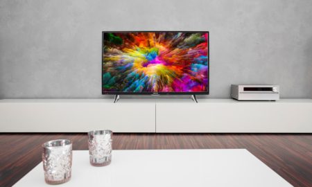 Modern Living Room With Tv