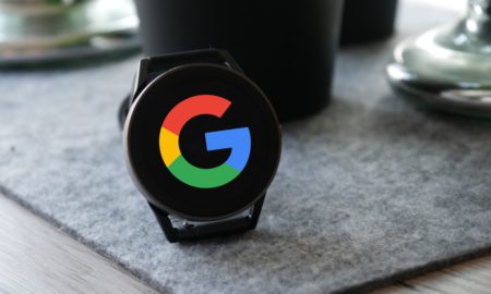 Google Pixel Watch Smartwatch Mockup Header