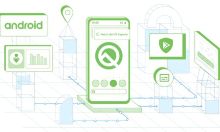 Android Q Google Header
