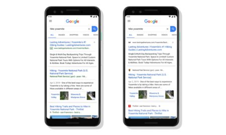 Google Suche Mobil Header