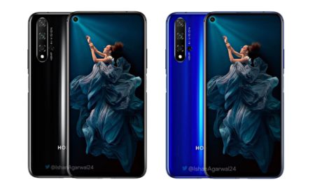Honor 20 Schwarz Blau Leak
