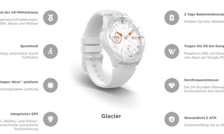 Ticwatch S2 Weiss