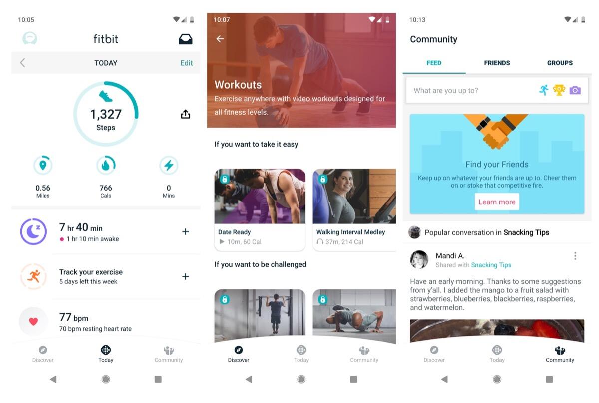 Bild › Fitbit App Design Neu