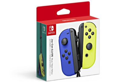 Nintendo Switch Joy Con Blau Gelb