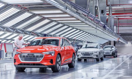 Audi E Tron Production At The Co2 Neutral Plant Of Audi Brussels