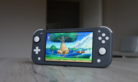 Nintendo Switch Lite Super Mario Header