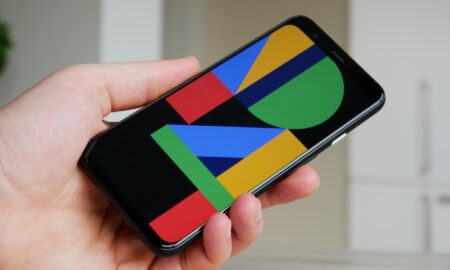 Google Pixel 4 Hand Header