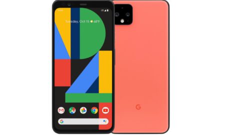Google Pixel 4 Orange Header