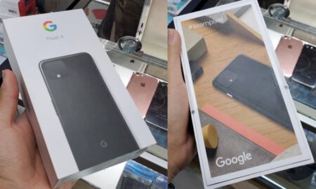 Google Pixel 4 Verpackung Leak