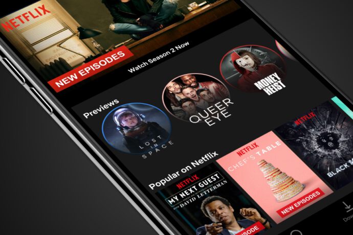 Netflix App Header