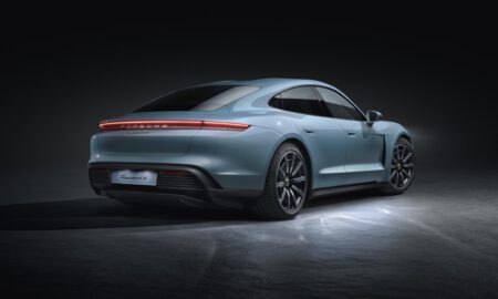 Porsche Taycan 4s Back