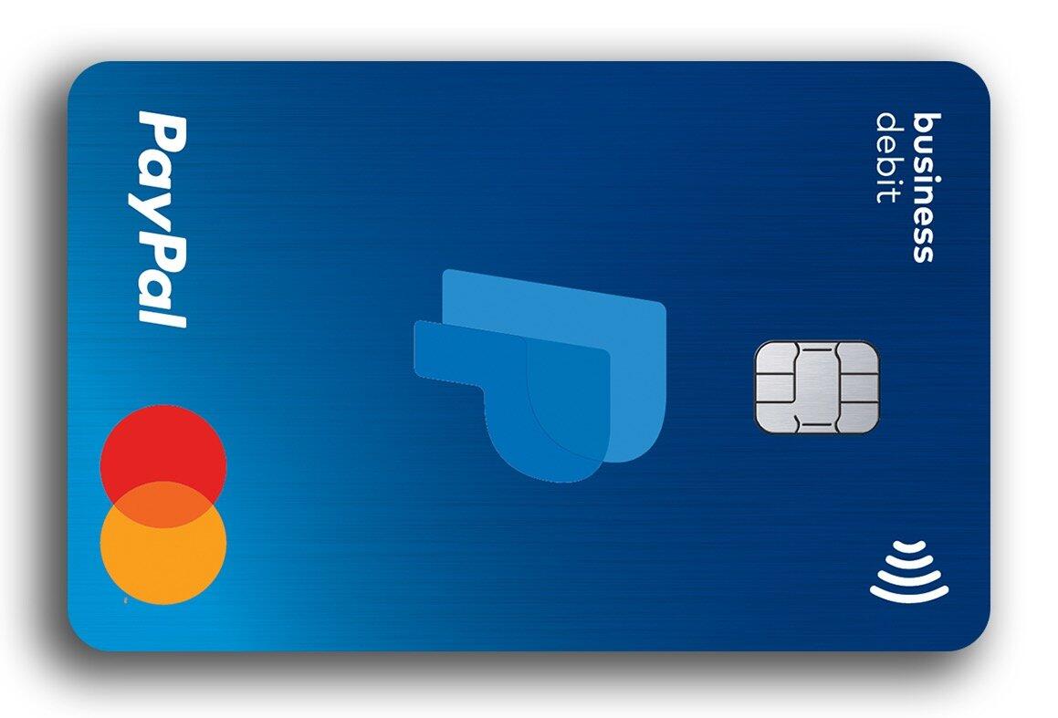 paypal startet business debit mastercard
