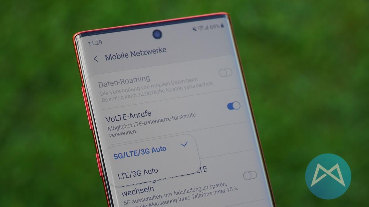 Samsung Galaxy Note 10 5g Netz