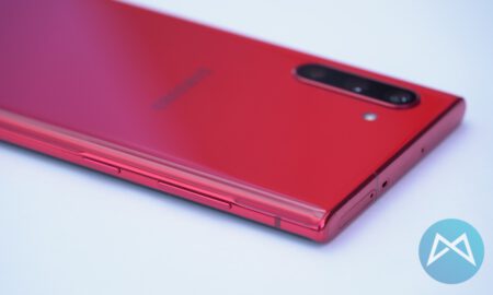 Samsung Note 10 Aura Red Tasten