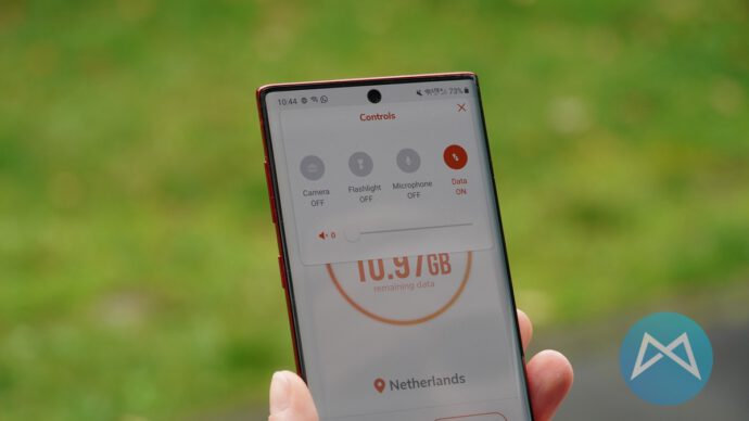 Skyroam Solis X Menu