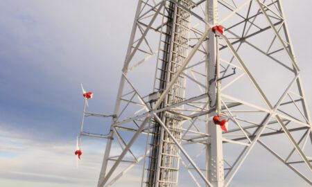 Vodafone Windkraft Mast