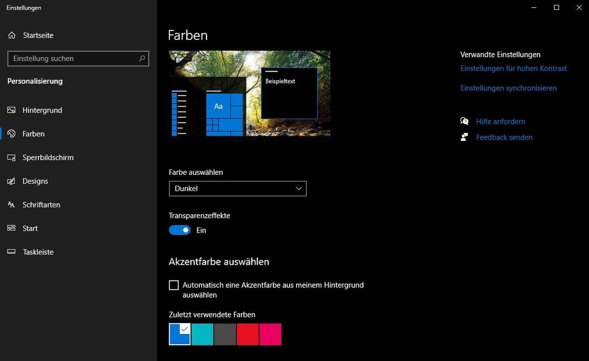 Dark Theme Windows 10