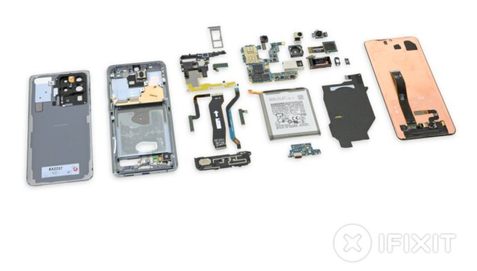 Galaxy S20 Ultra Einzelteile Iftxit