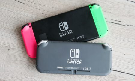 Nintendo Switch Lite Tisch Header