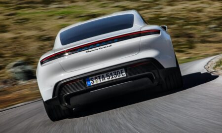 Porsche Taycan Back Header