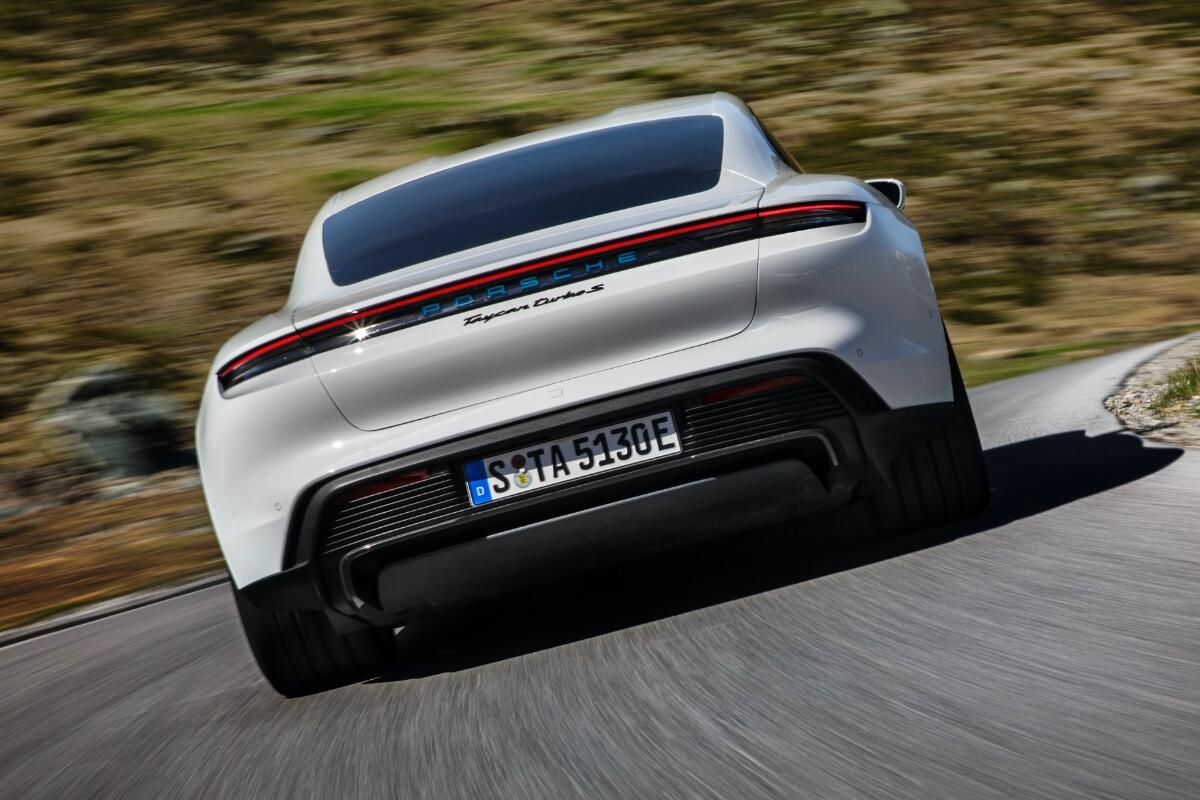 Porsche Taycan Back Header