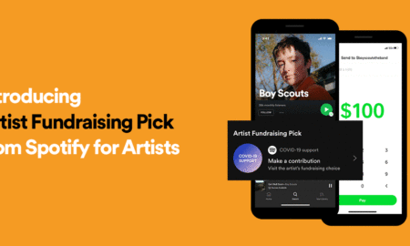 Spotify Artist Fundraising Pick