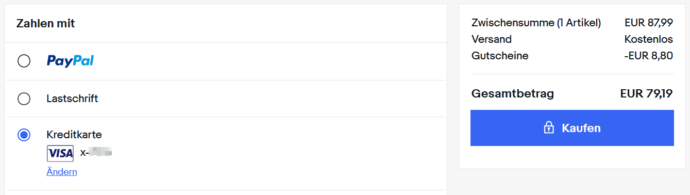 Ebay Gutschein