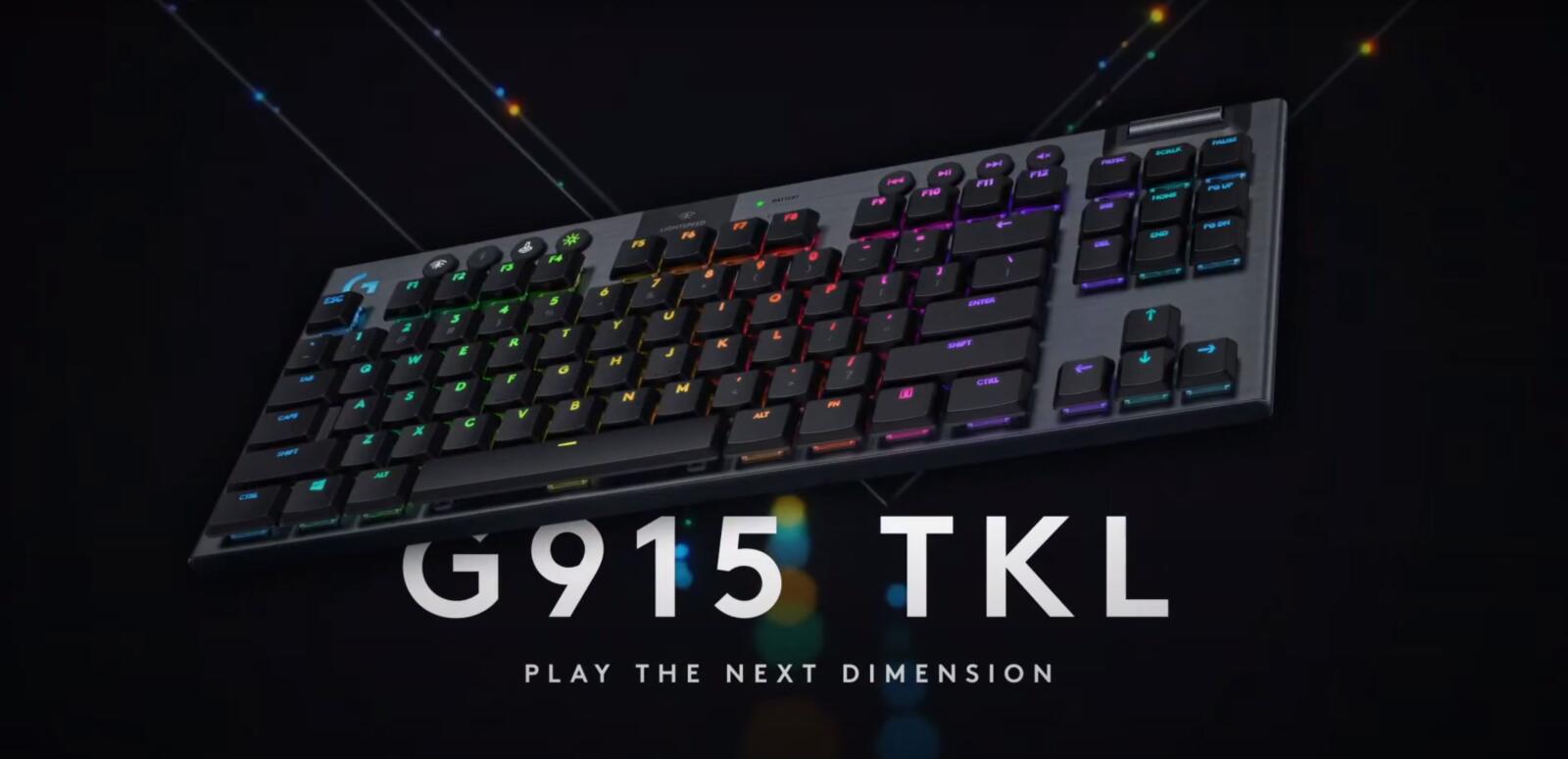 Logitech G915 TKL: Kabellose Gaming-Tastatur im TKL-Design vorgestellt