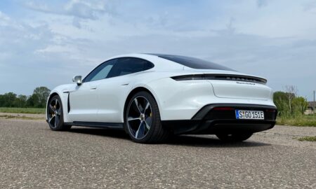 Porsche Taycan Turbo S Back Header