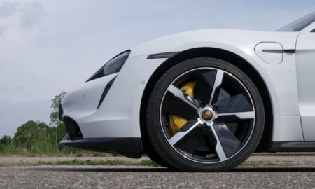 Porsche Taycan Turbo S Wheel Header