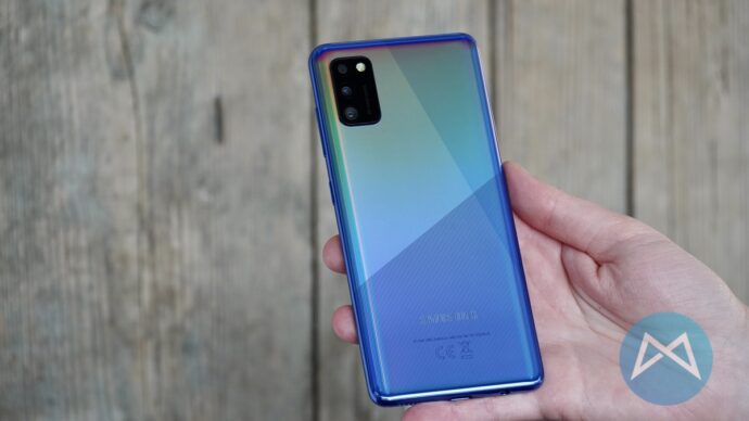 Galaxy A41 Blau Muster