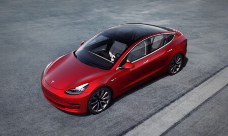 Tesla Model 3 Top Header